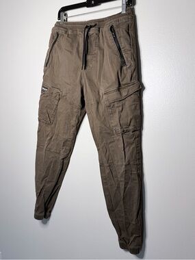Hollister Men's Brown Cargo Joggers